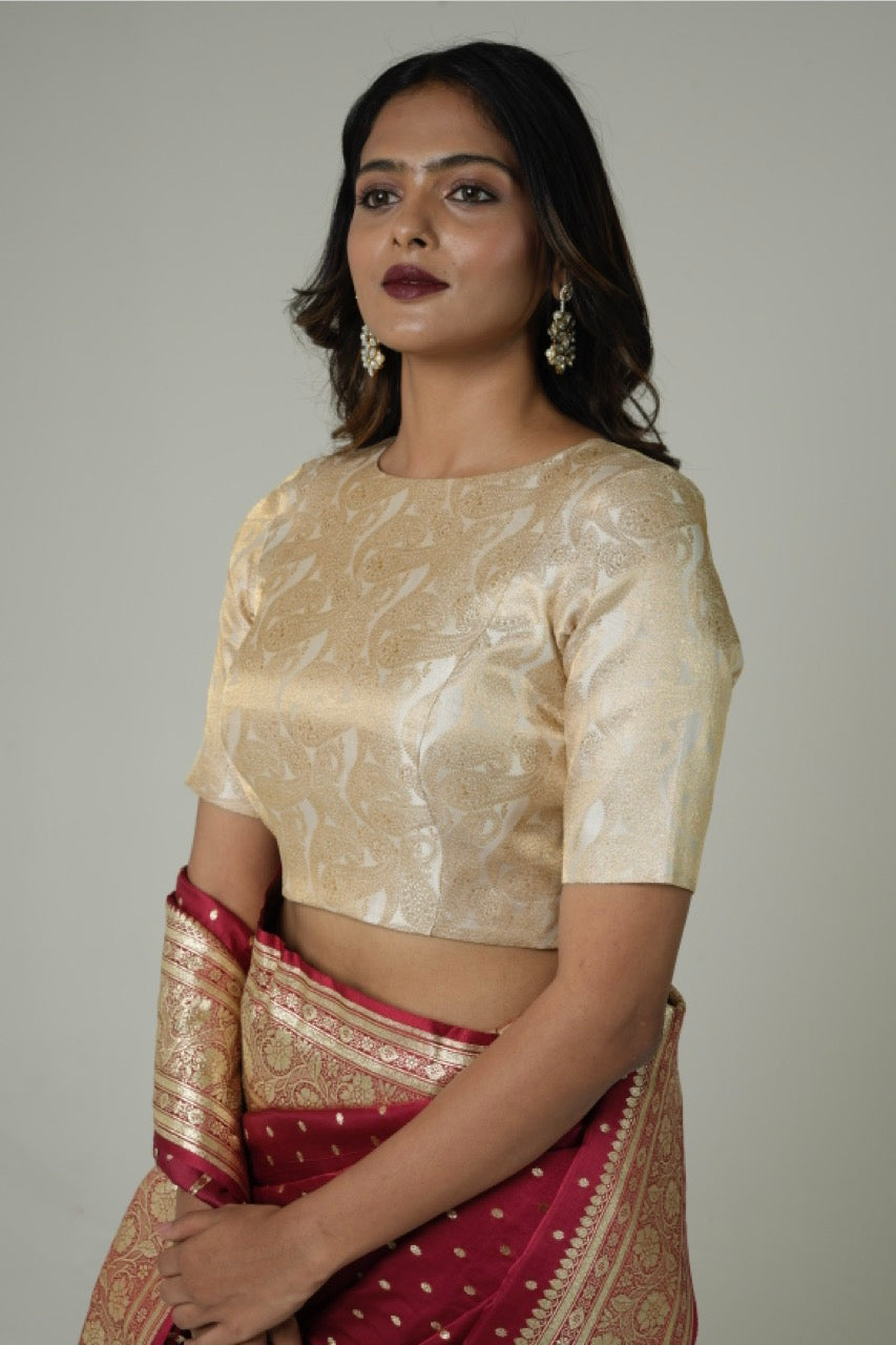 Designer Banarasi Padded blouse