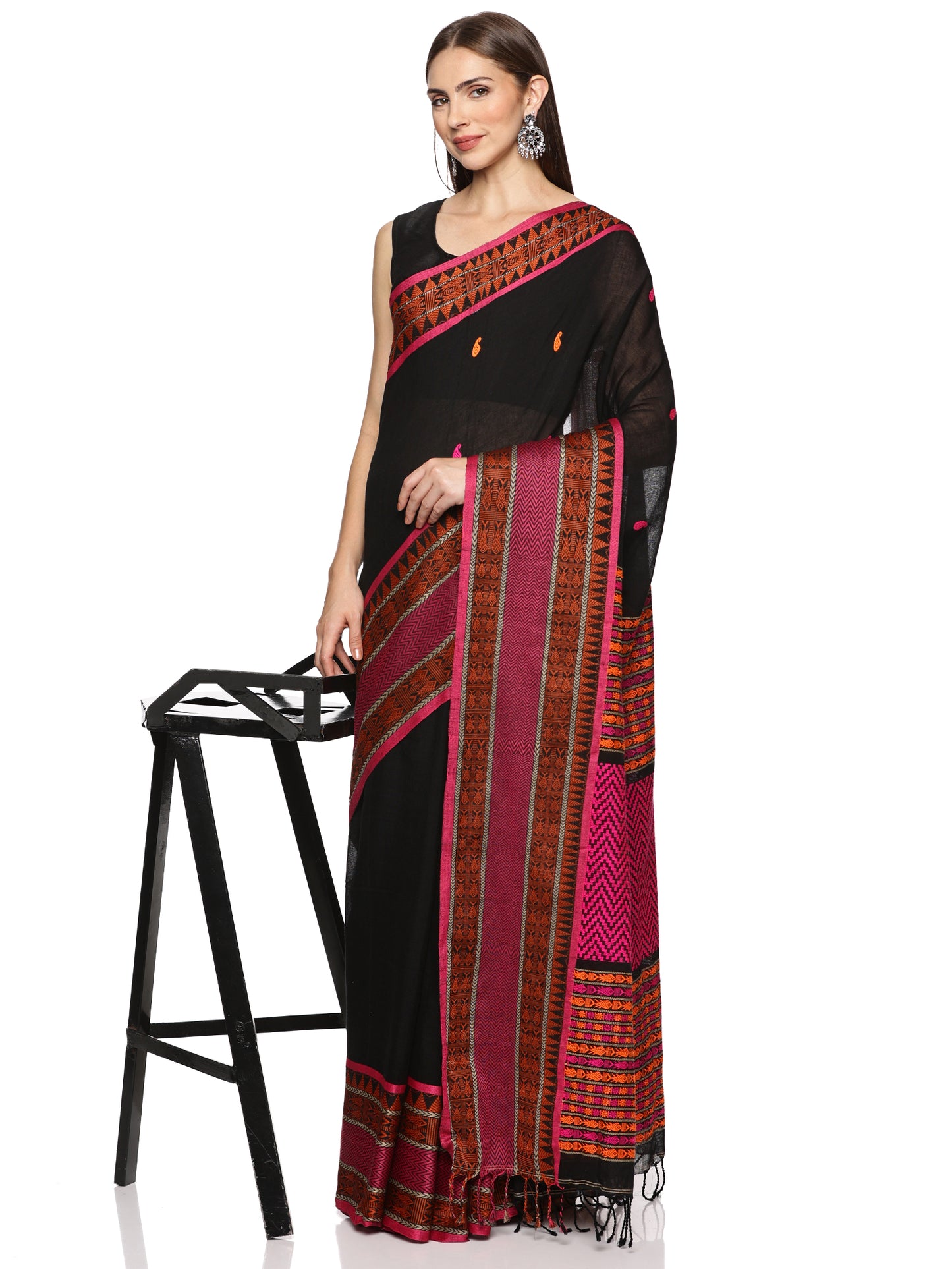 Handwoven Khadi Cotton Saree