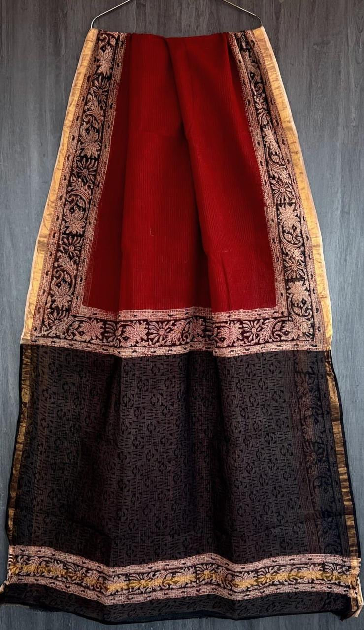 Kota Doria Cotton Saree