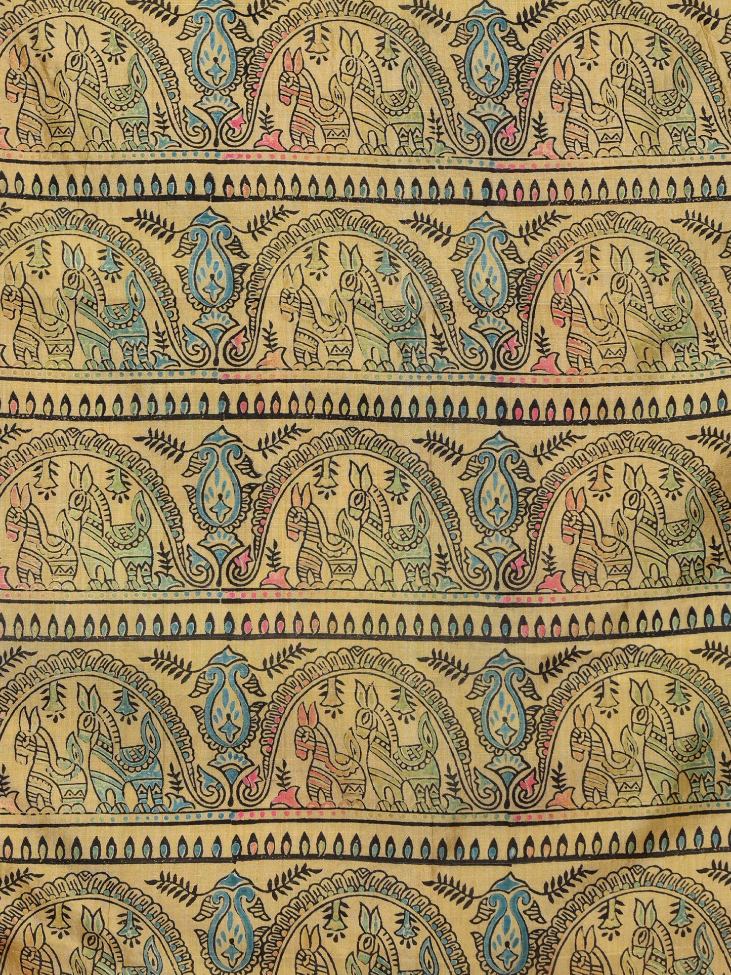 Gold Bishnupur Silk Saree