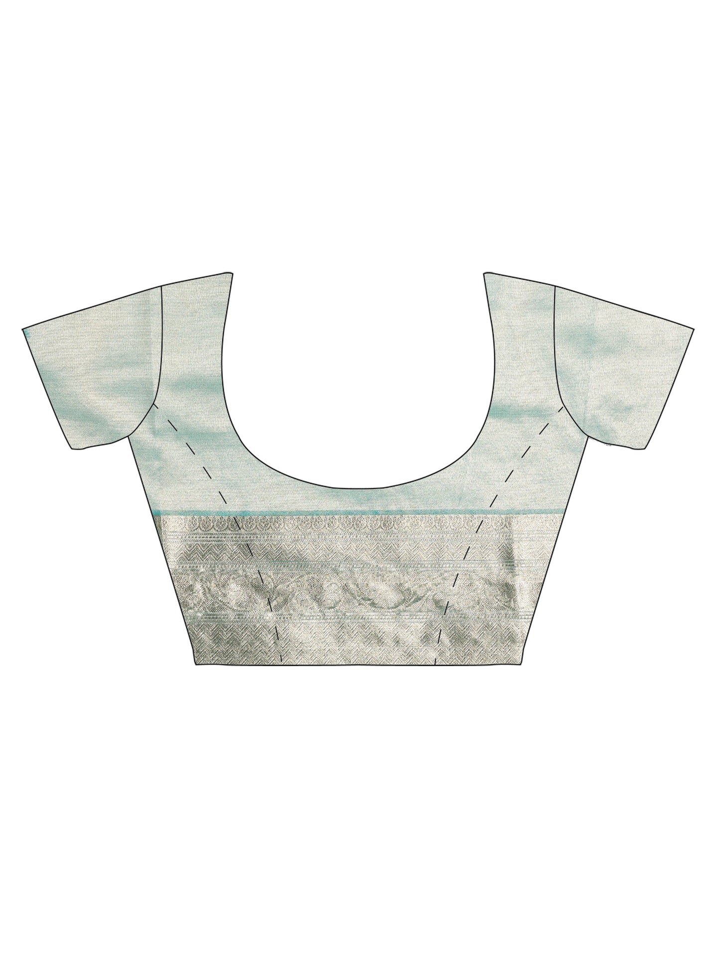 Blue Tissue Banarasi Saree