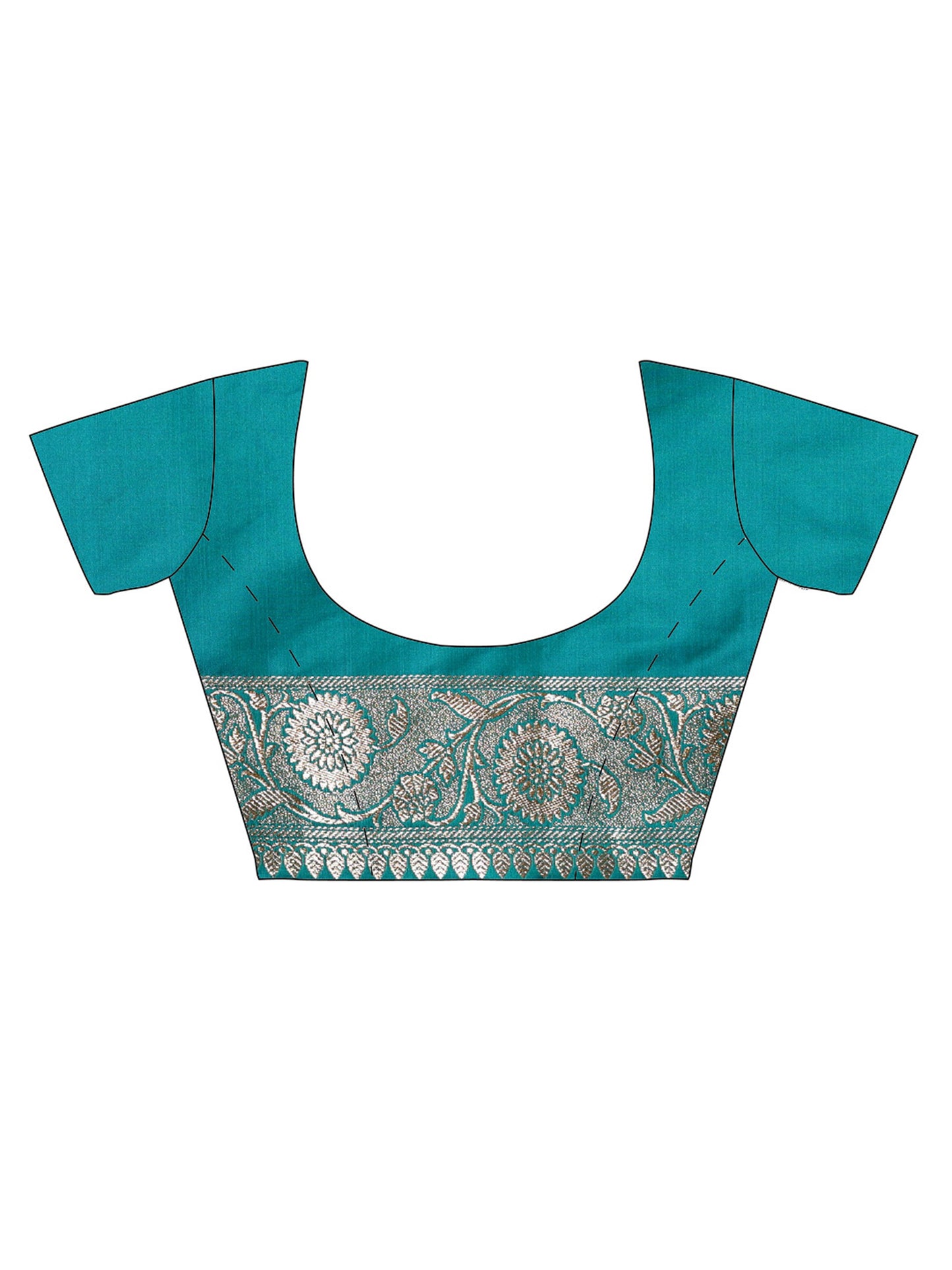 Blue Pure Banarasi Silk Saree