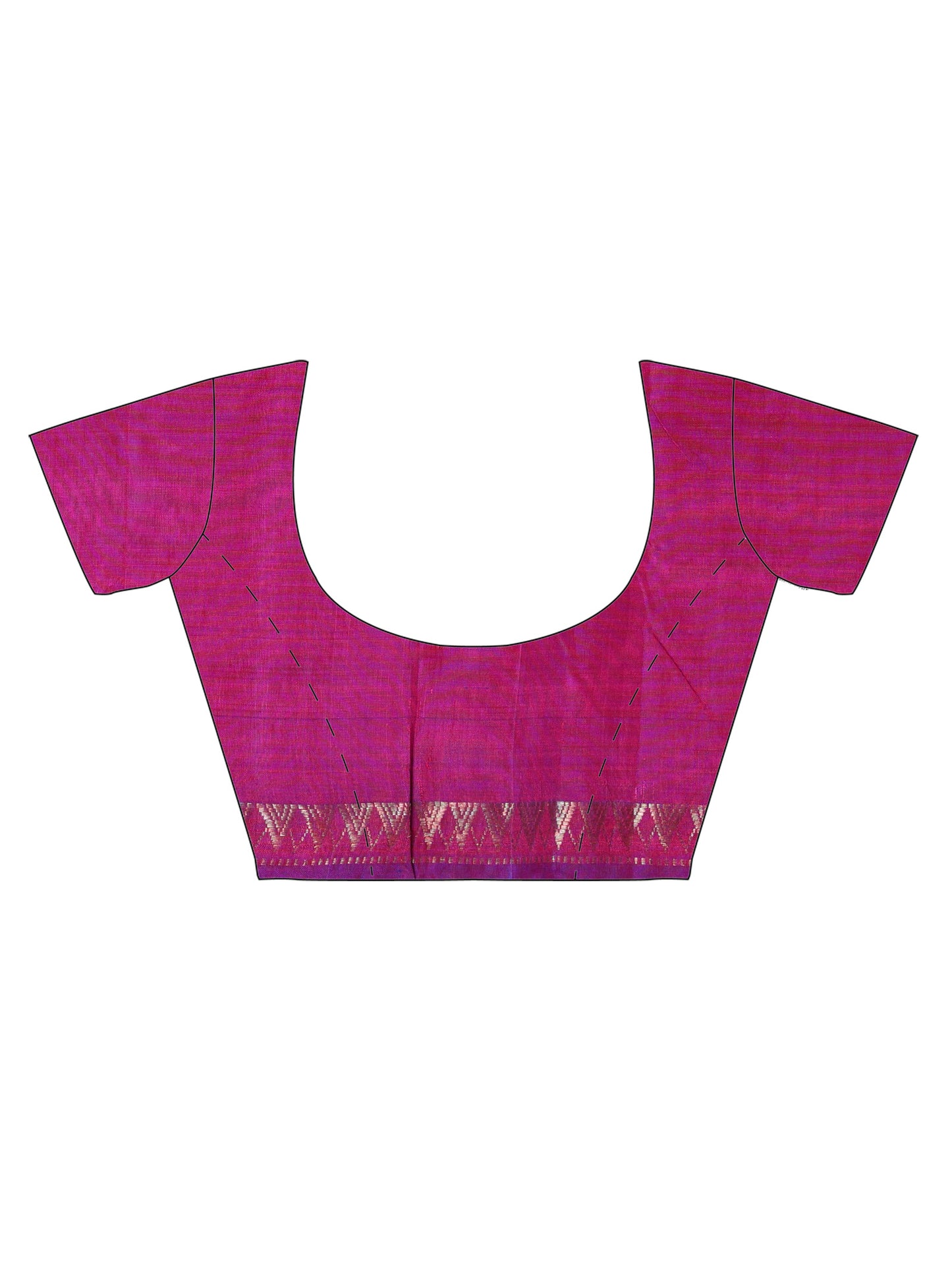 Teal Jari Border Bishnupur Silk Saree