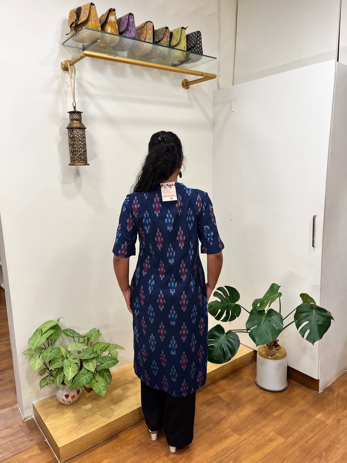 PURE IKKAT COTTON KURTA