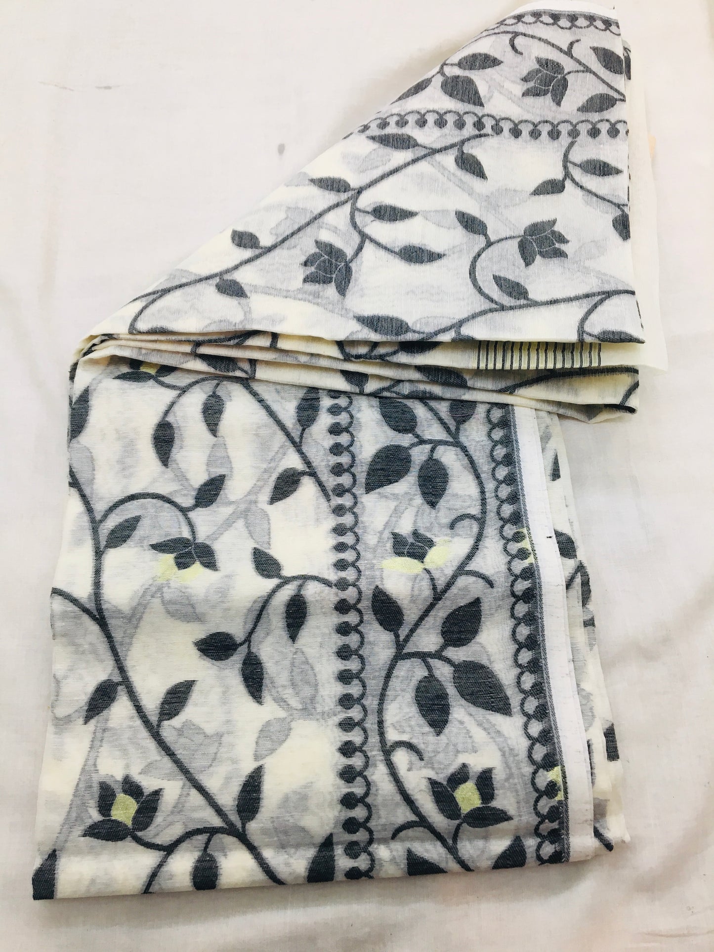 Cotton jamdani saree