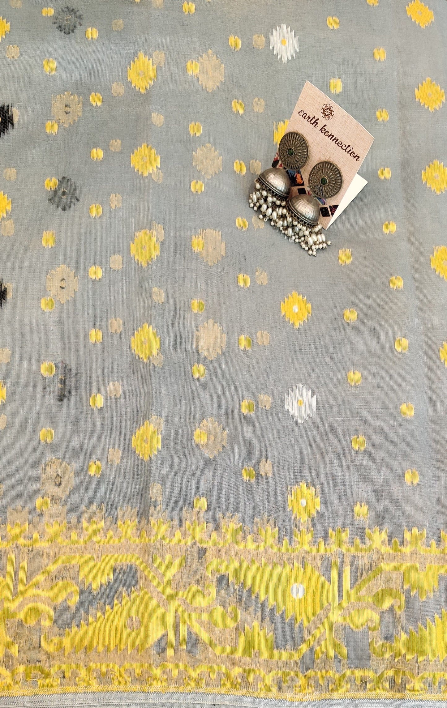 Soft Bengal cotton Jamdani saree