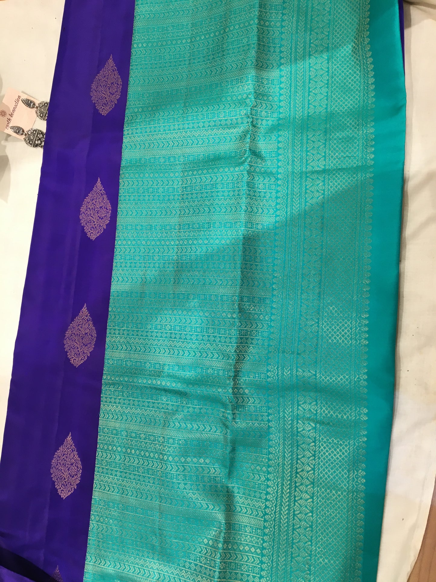 Pure Kanjivaram Fancy Body Silver Motifs