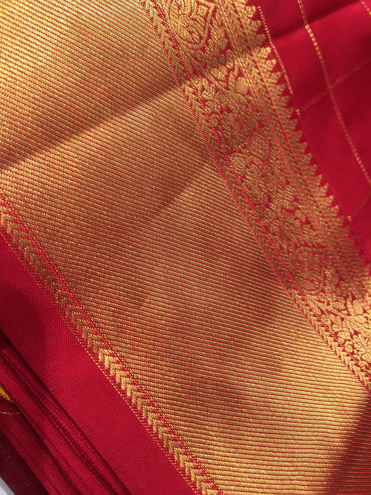 Pure Kanjivaram Jari Check Butta Fancy Saree