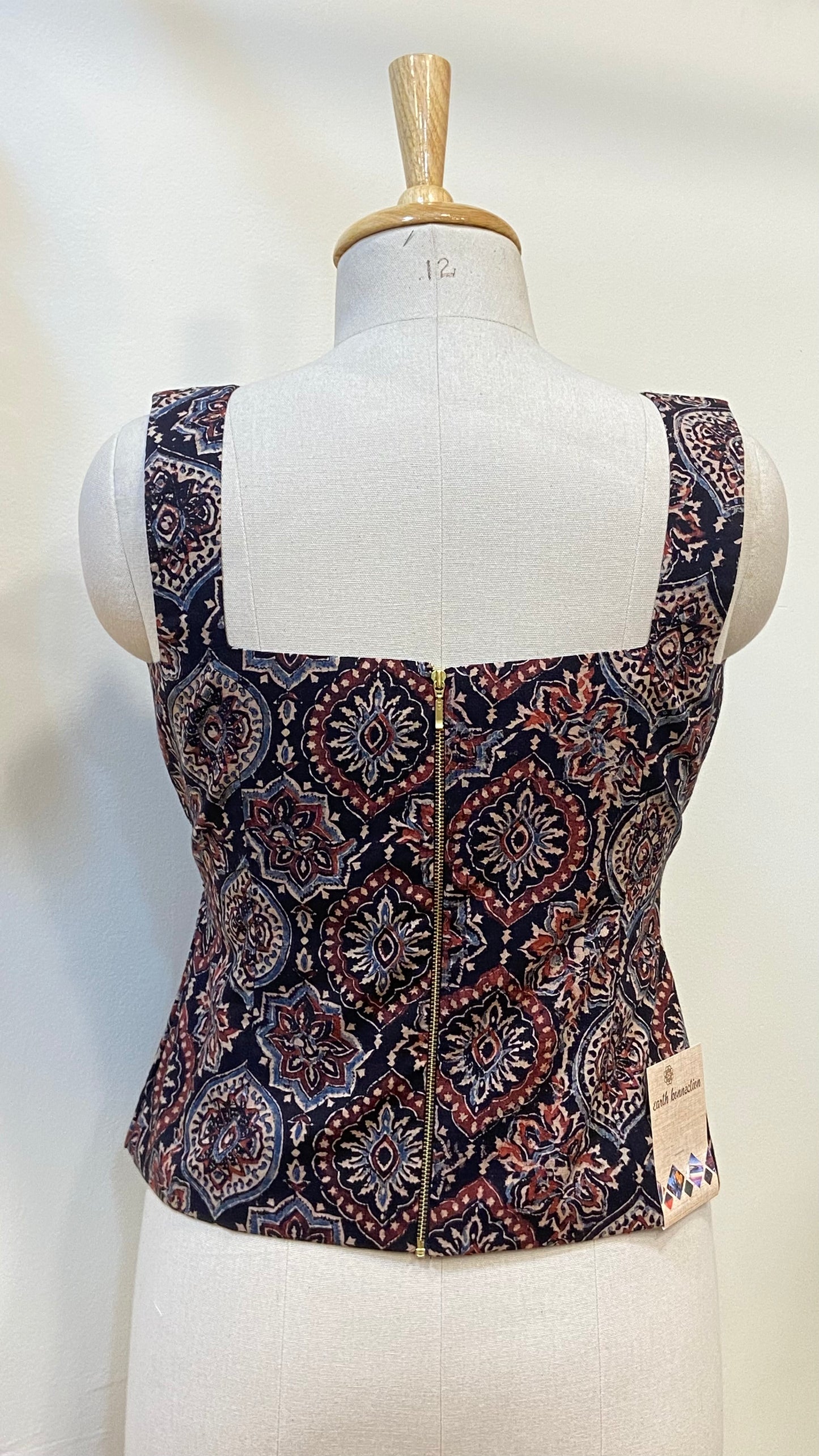 Pure ajrakh cotton kurta