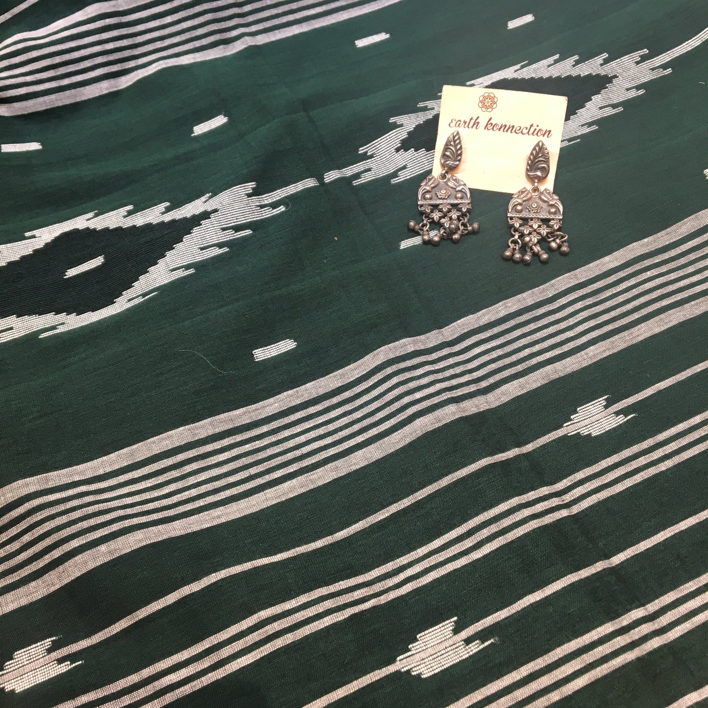 Khadi cotton jamdani saree