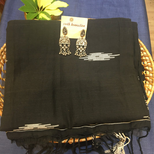 Khadi cotton jamdani saree
