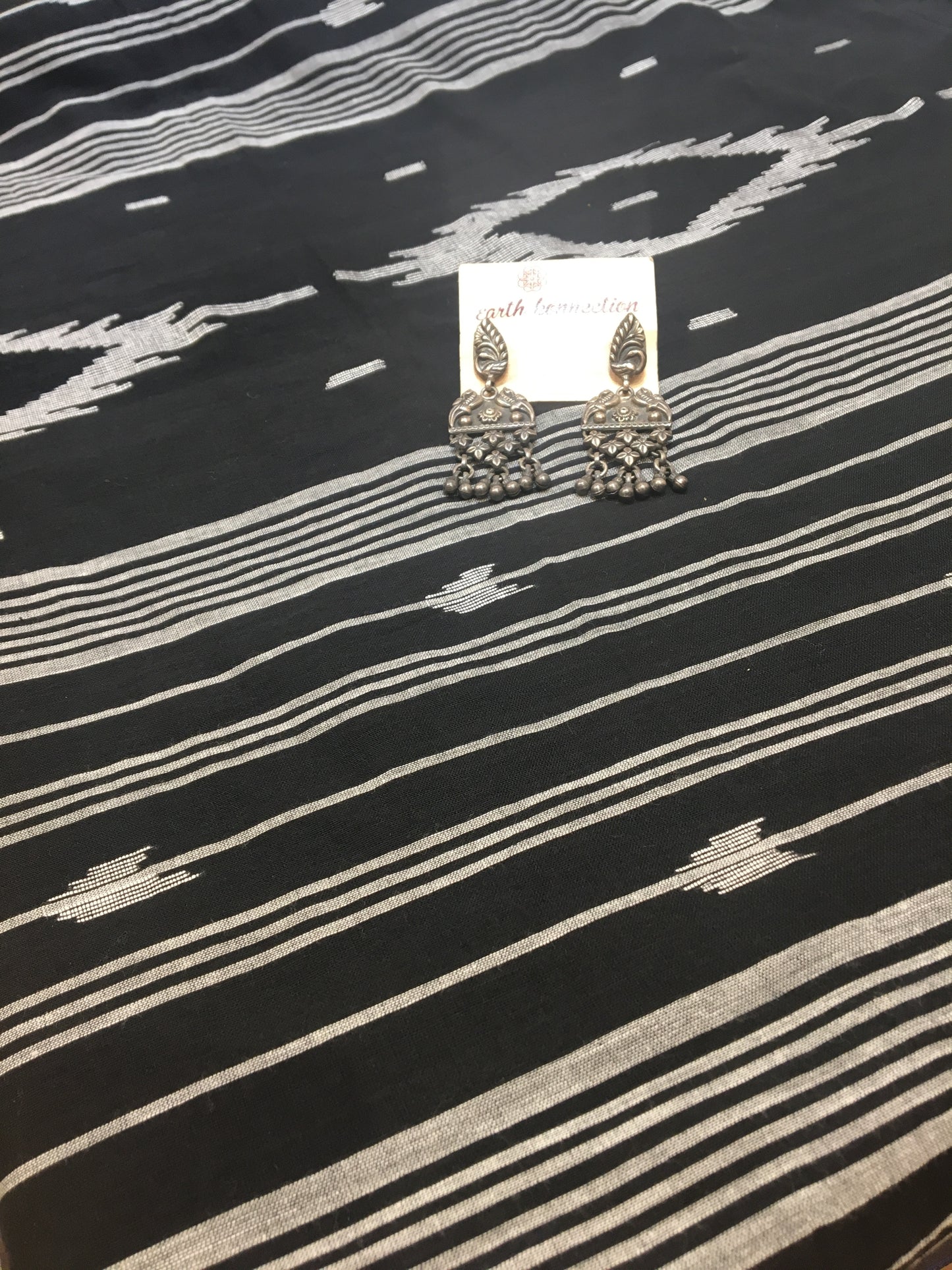 Khadi cotton jamdani saree