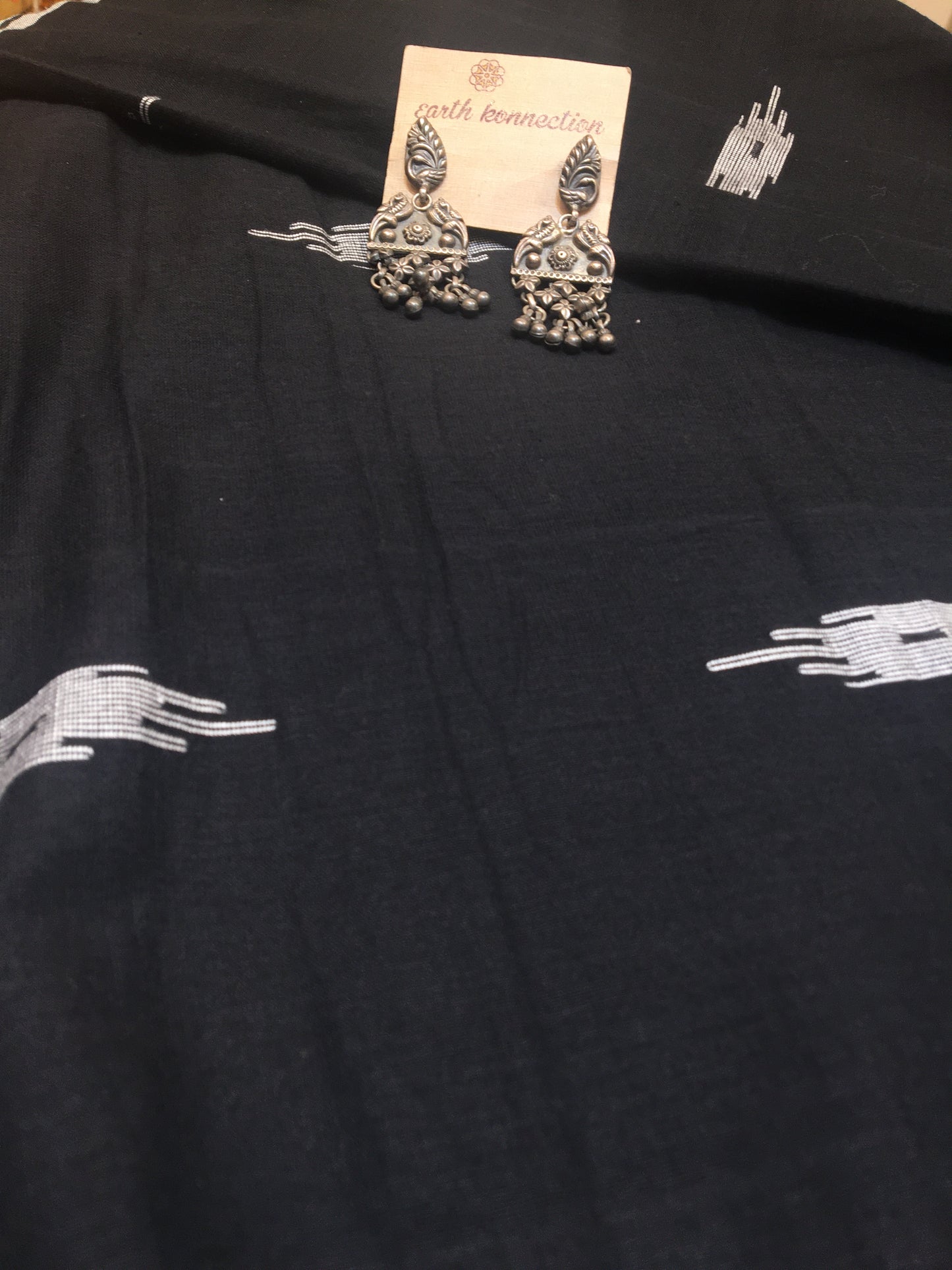 Khadi cotton jamdani saree