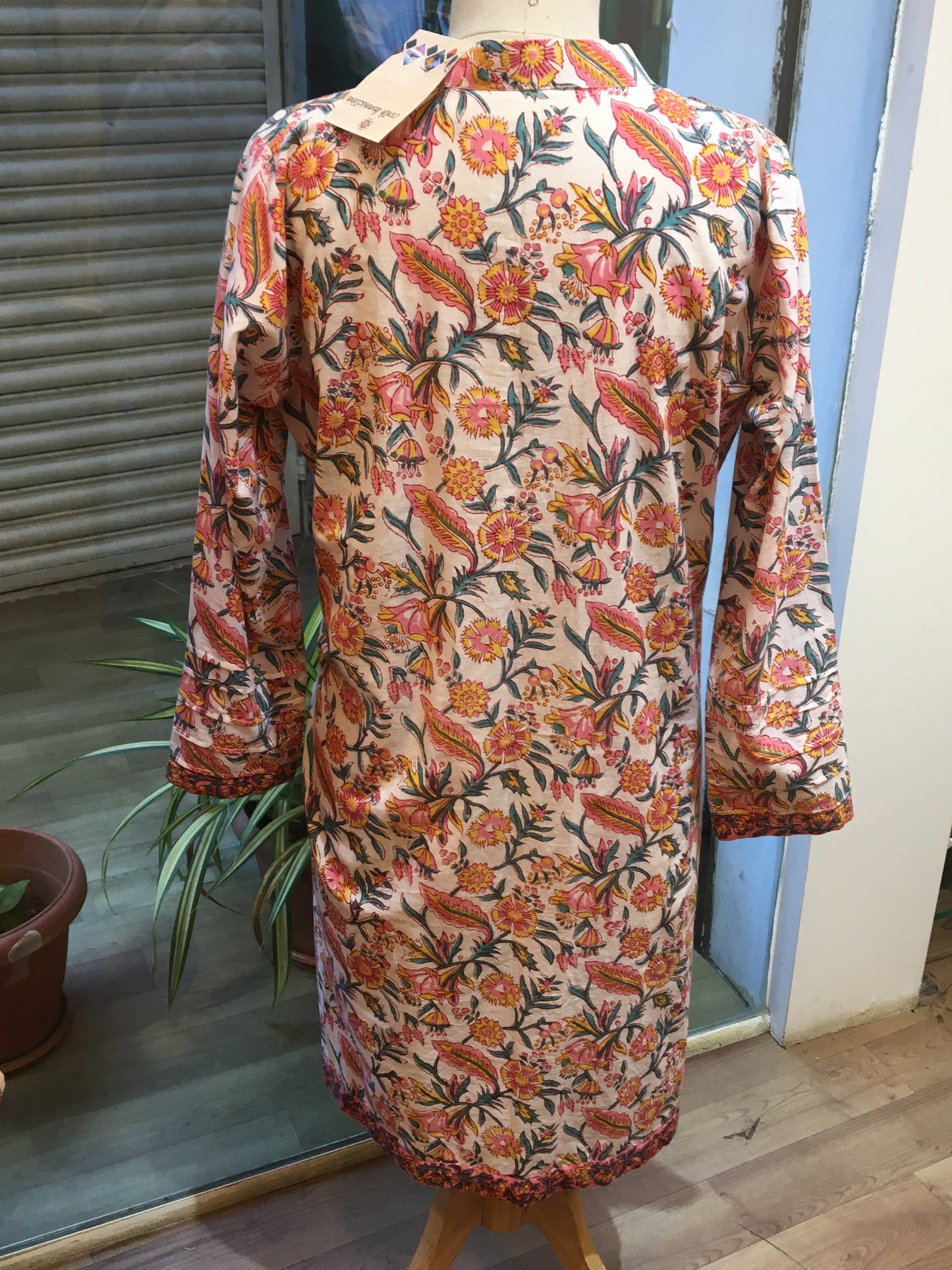 block printed kurta