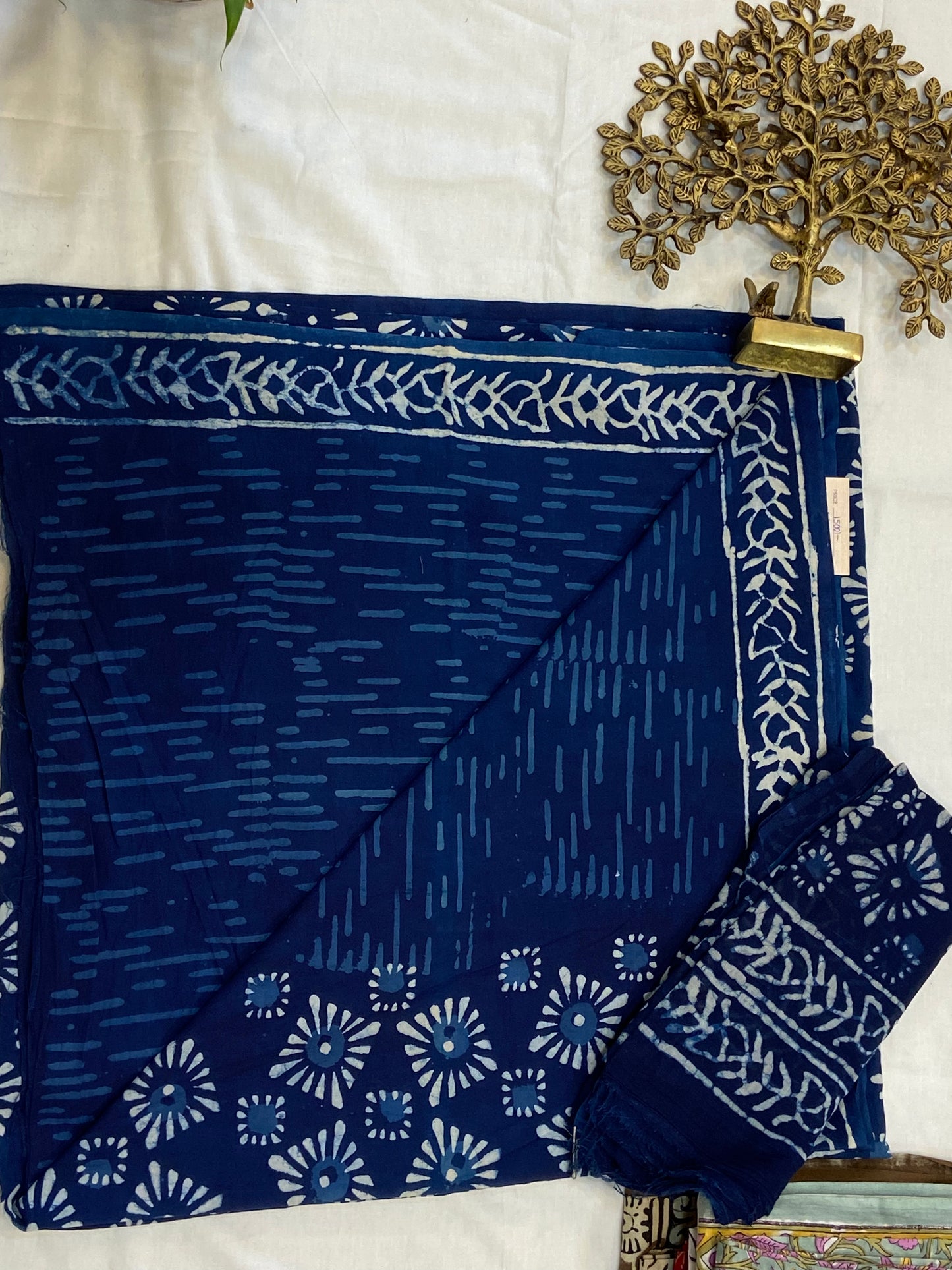 Block printed suit set