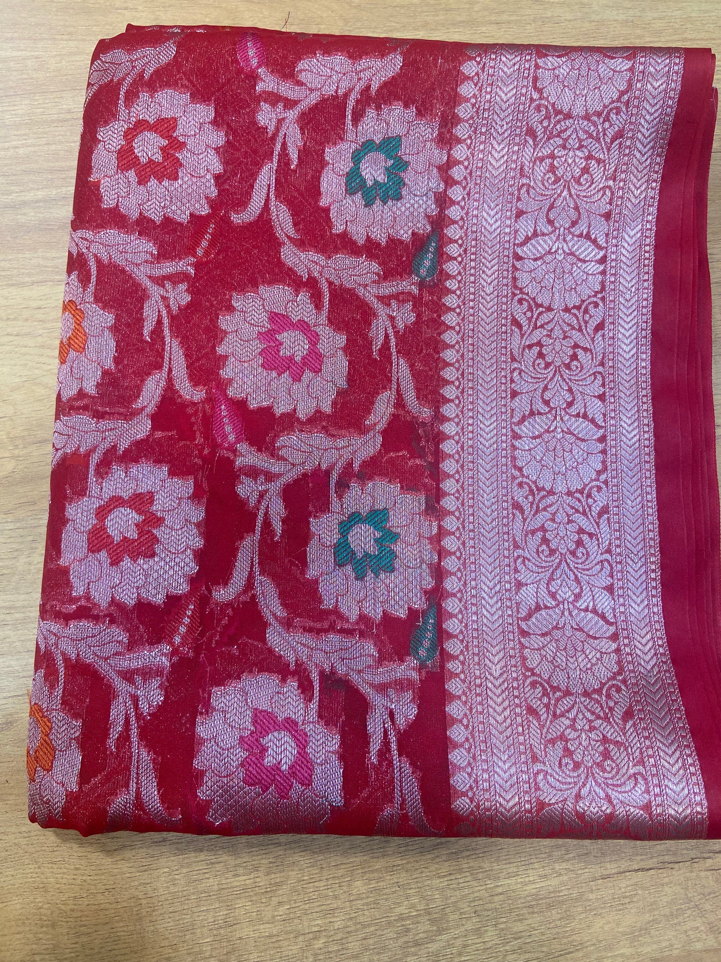 Brocade Cotton Silk Banarasi