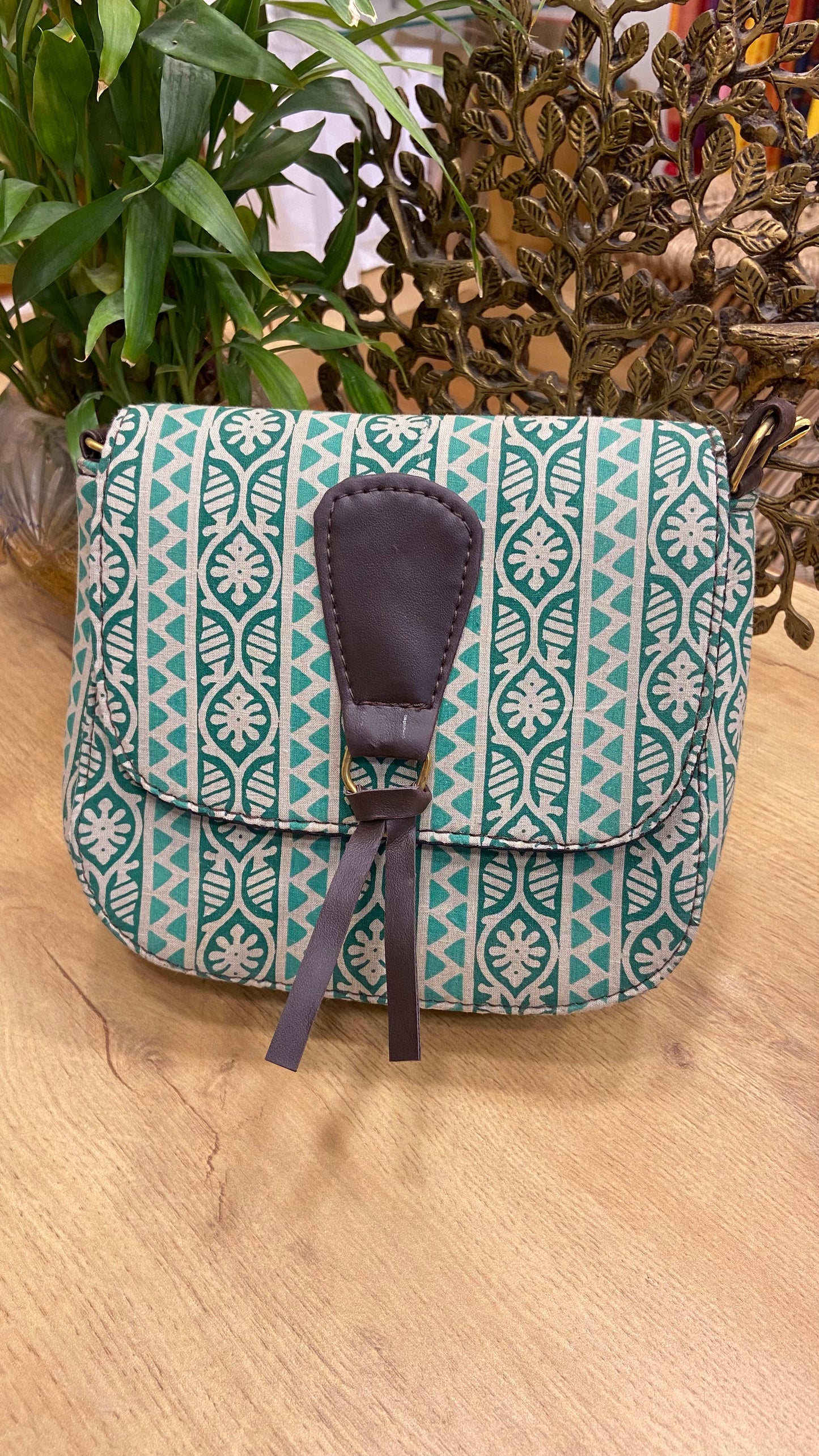 Hand Block Printed Sling Bag