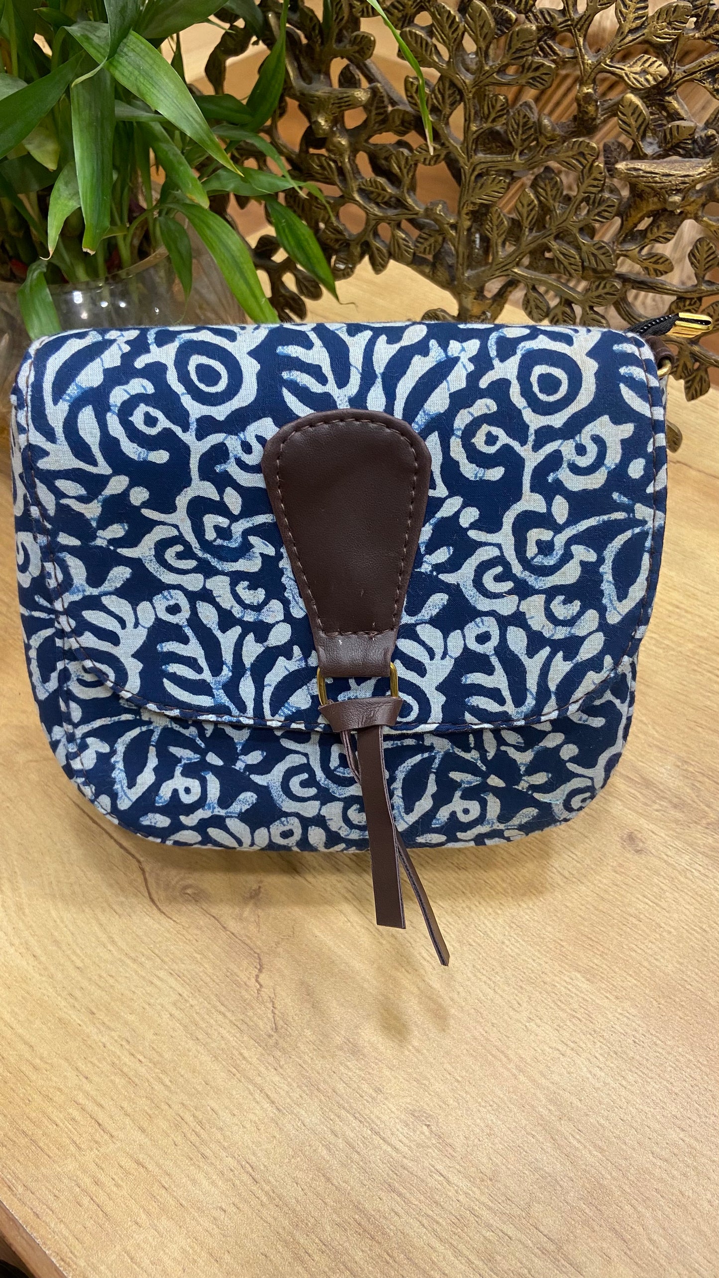 Hand Block Printed Sling Bag