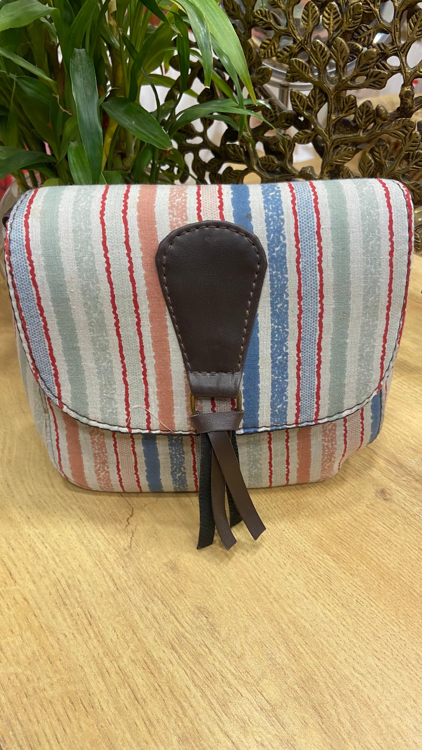 Hand Block Printed Sling Bag