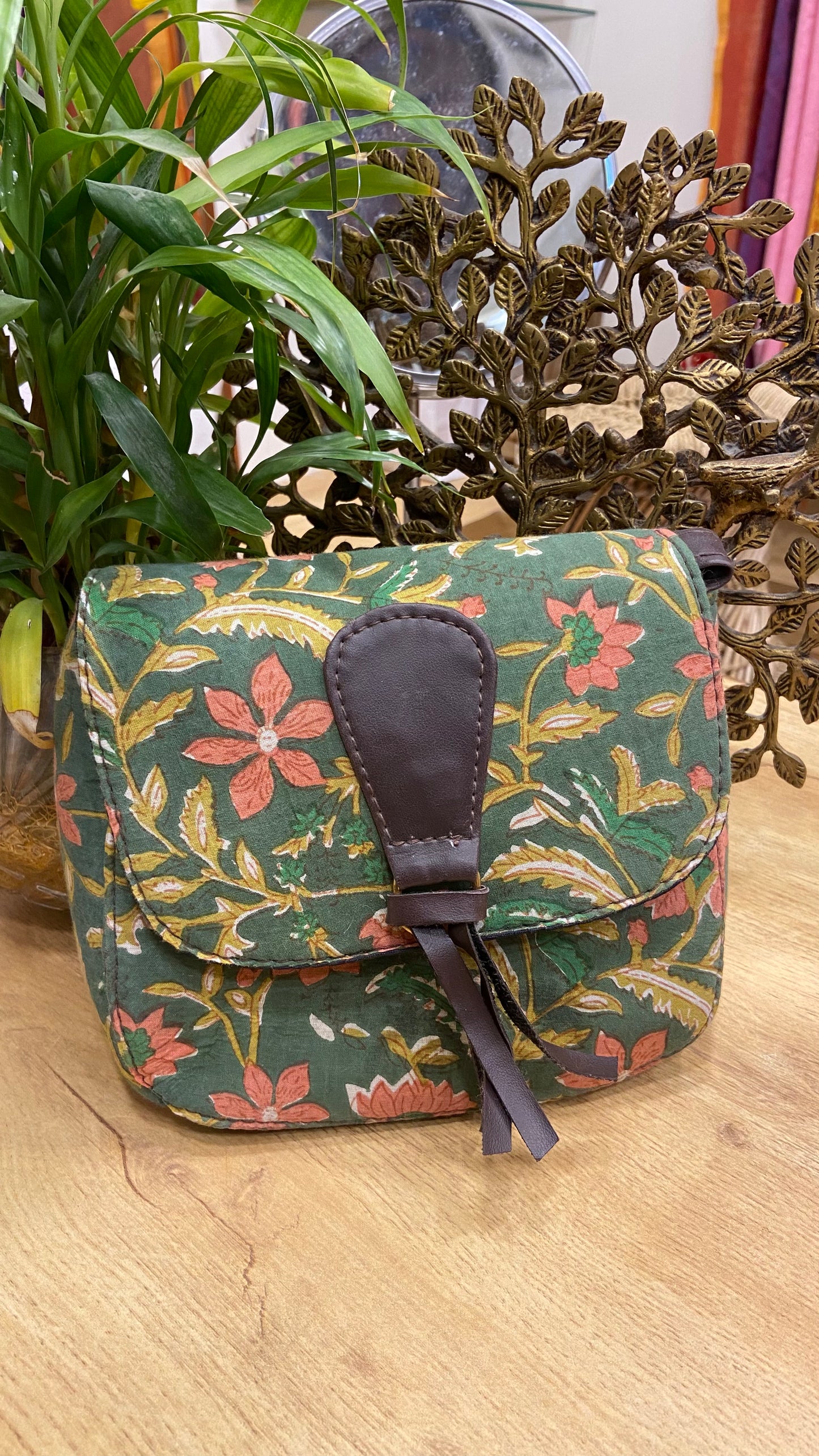 Hand Block Printed Sling Bag