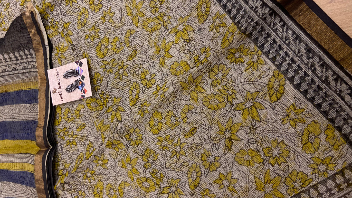 Kota Doria Cotton Saree