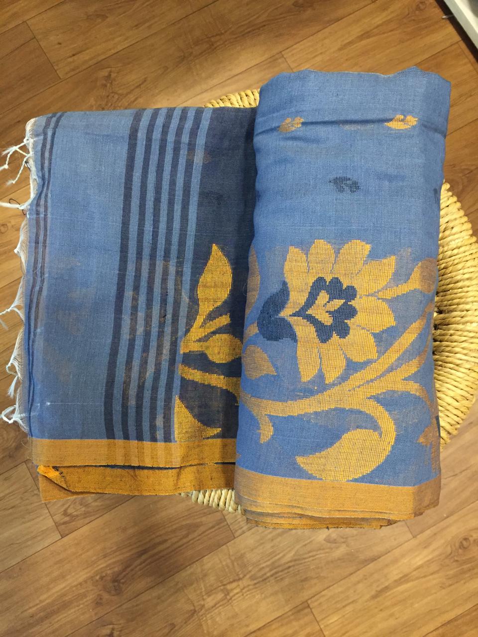 Designed Border Handloom Saree