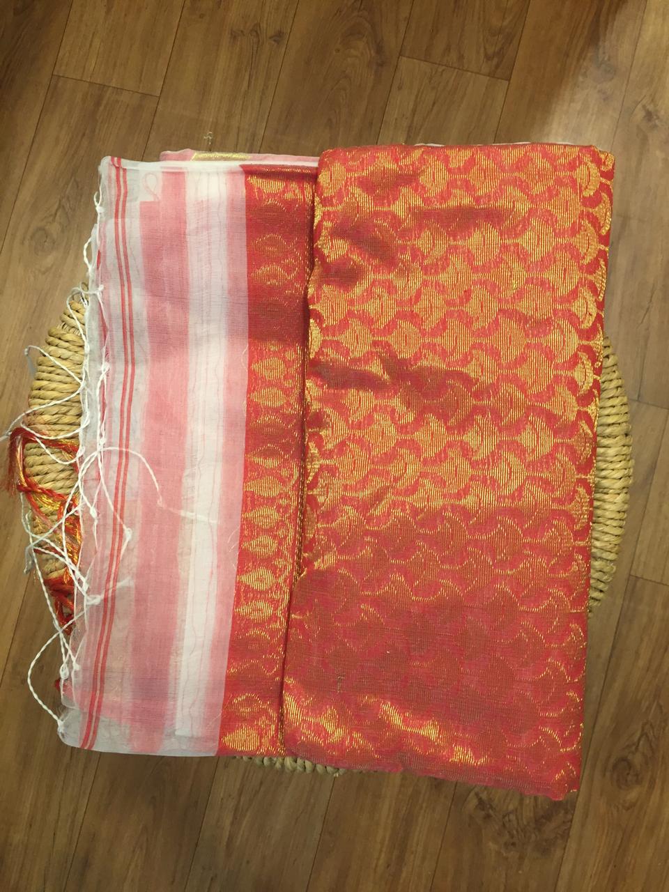 Muslin Silk Jamdani Saree