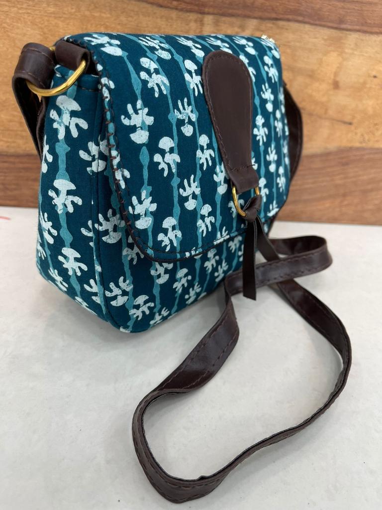 Indigo sling bag Clearance