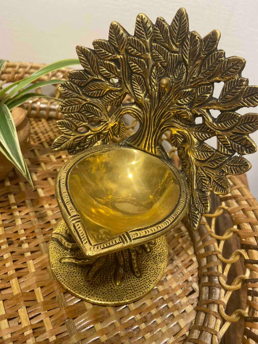 Earth Konnection Brass Kalpa Diya