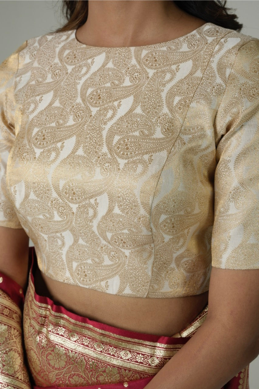 Designer Banarasi Padded blouse