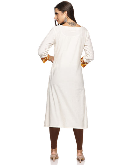 white kurtha