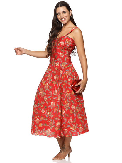 Gown red color