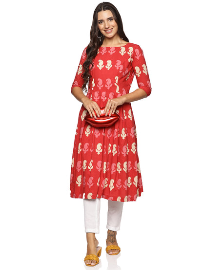 Red Kurthi
