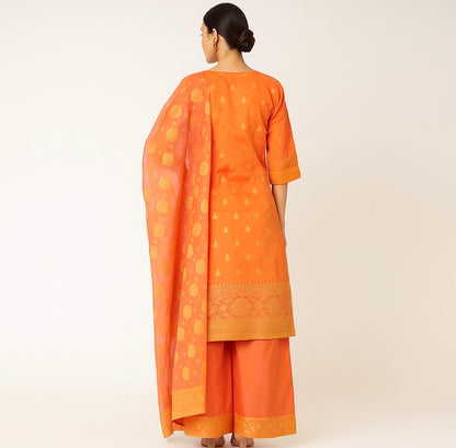 Chanderi kurta suit