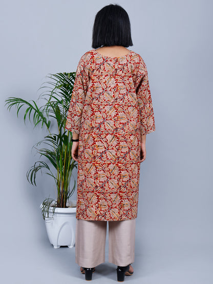 Kalamkari Kurta (lotus print)