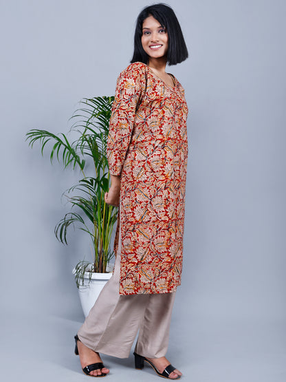 Kalamkari Kurta (lotus print)