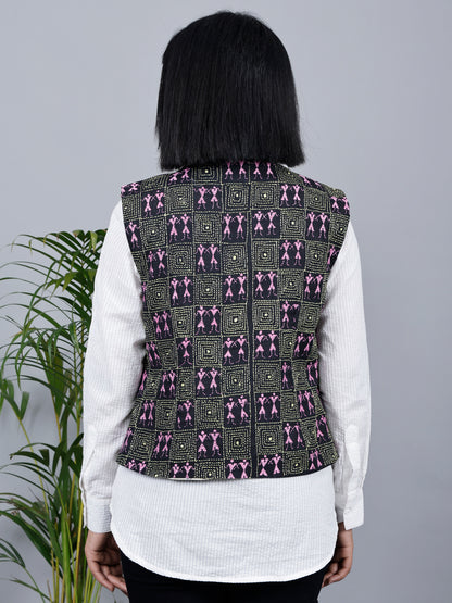 Sleeveless Reversible Jacket