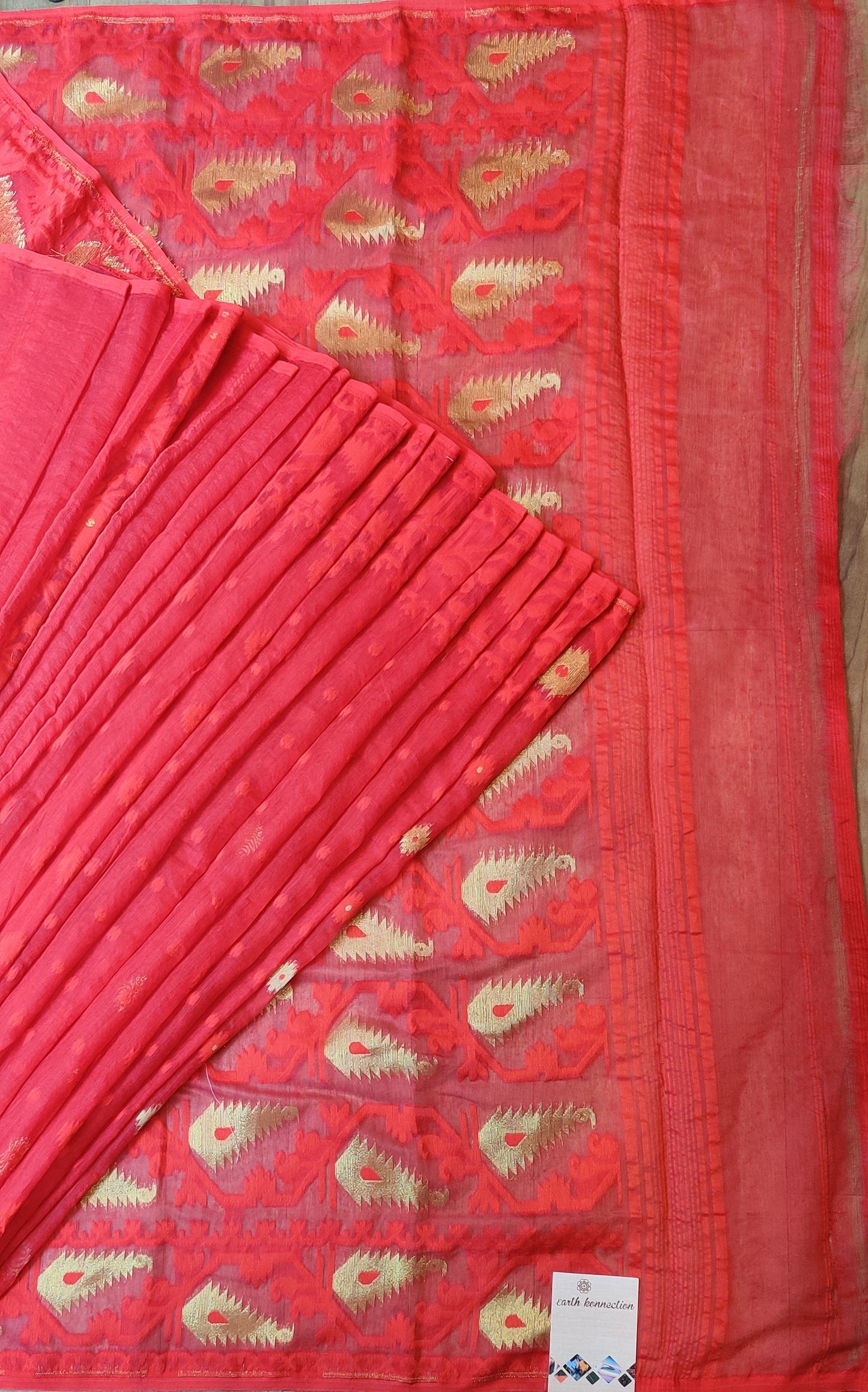 Soft Bengal cotton Jamdani saree