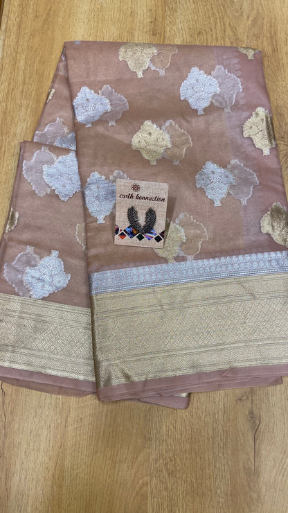 KORA BANARASI SILK SAREE
