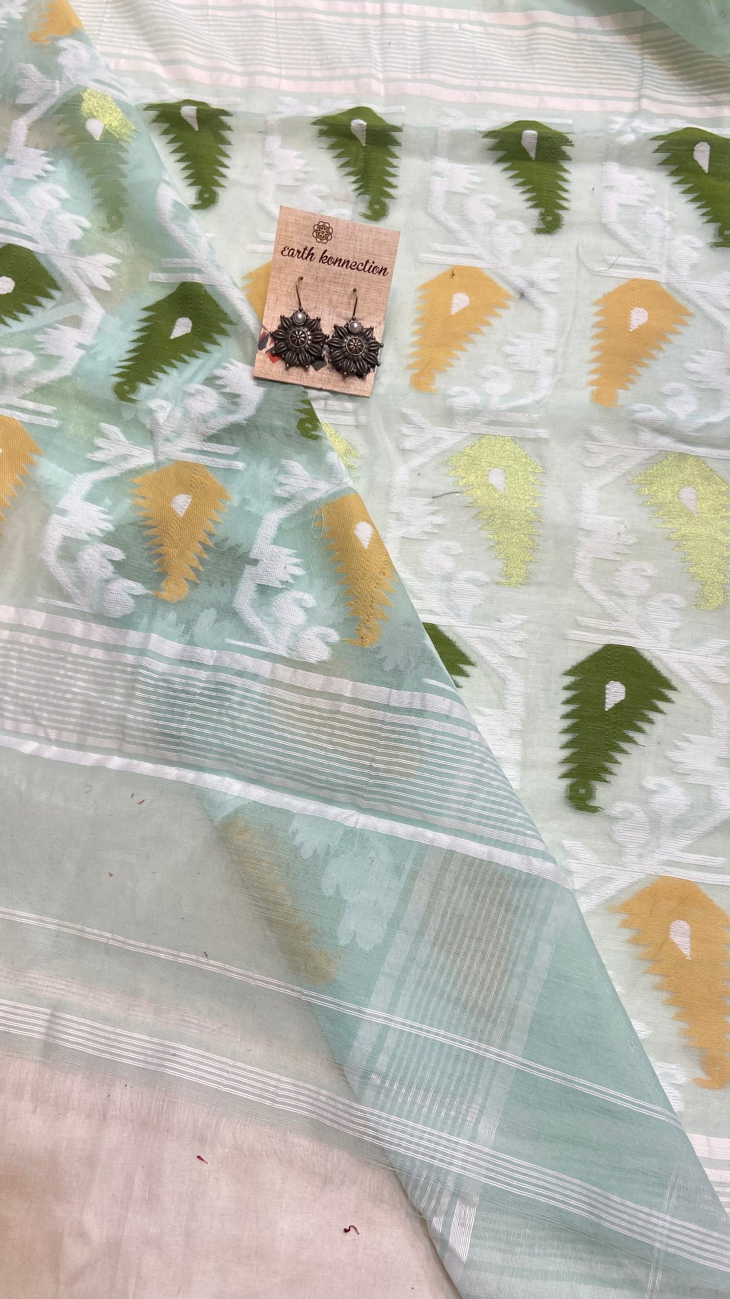 Soft Bengal Cotton Jamdani Saree
