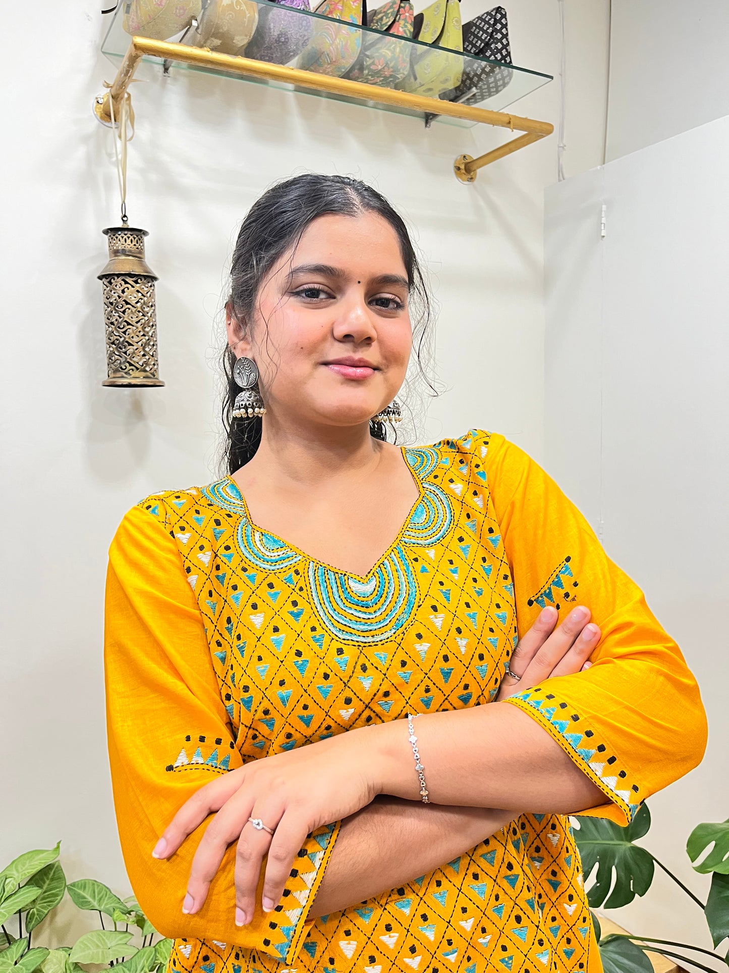 KANTHA EMBROIDERY KURTA SET
