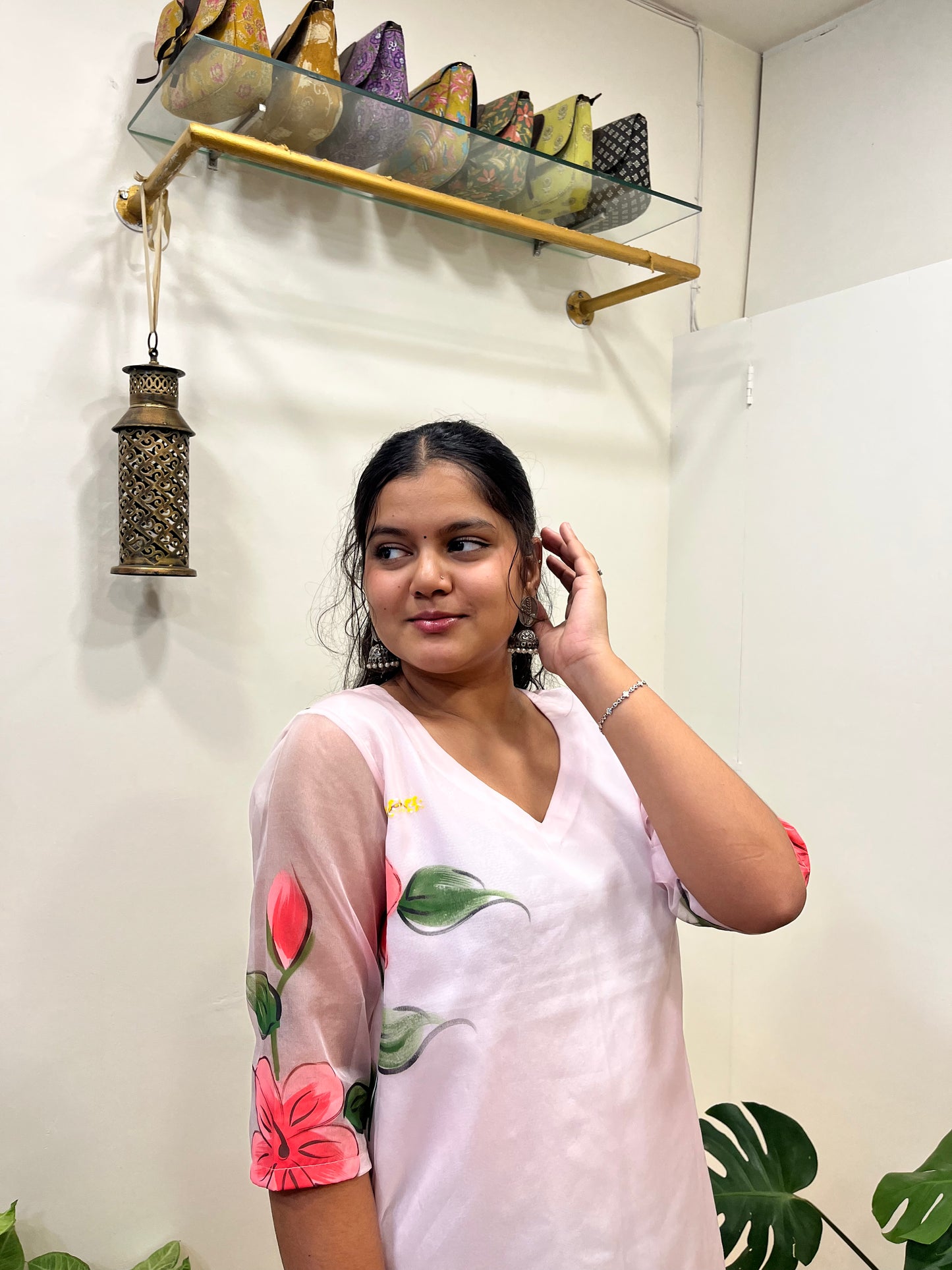 PURE ORGANZA KURTA