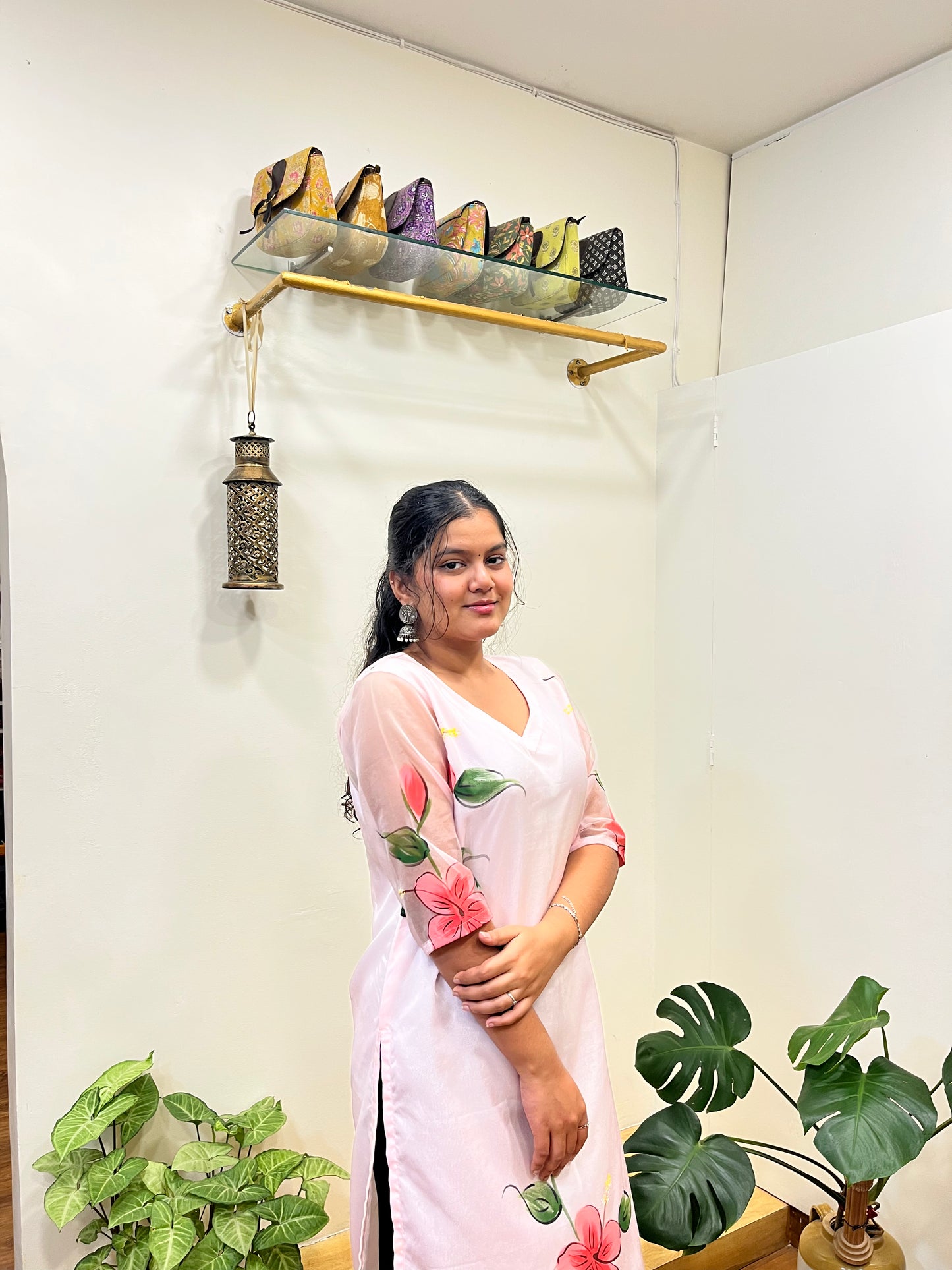 PURE ORGANZA KURTA