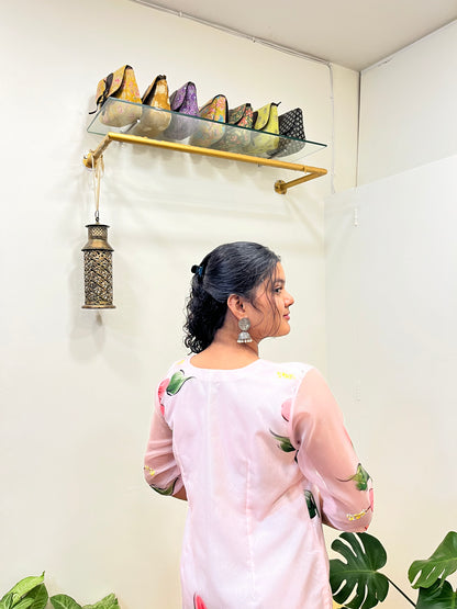 PURE ORGANZA KURTA