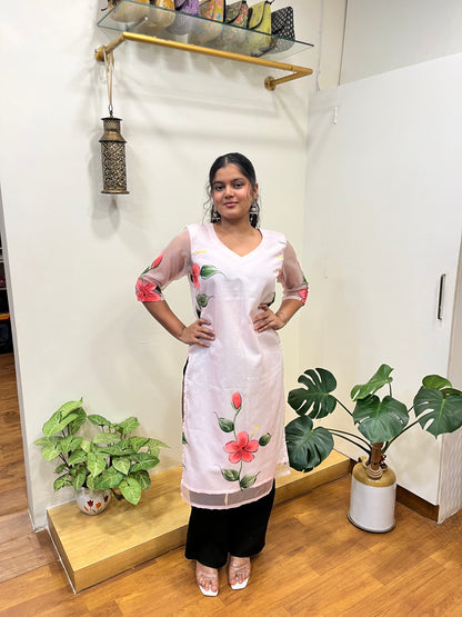 PURE ORGANZA KURTA