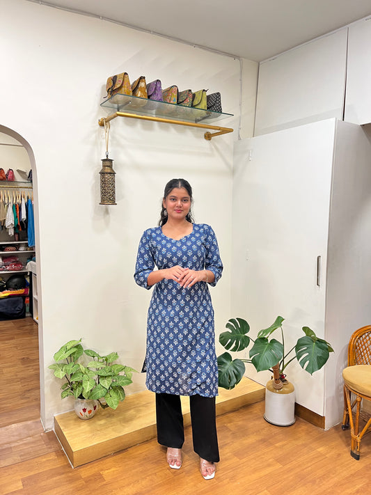 PURE COTTON PRINTED KURTA