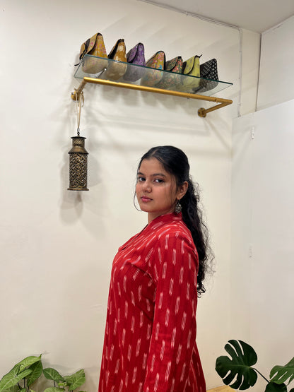 PURE IKKAT COTTON KURTA