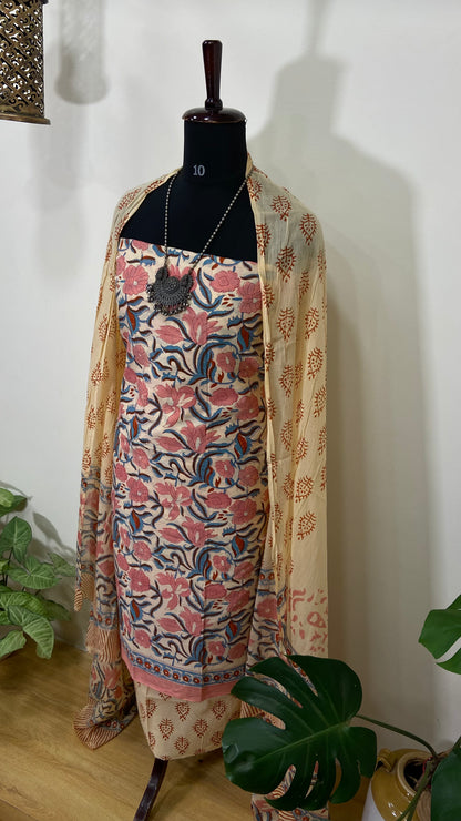 COTTON PRINTED KURTA SUIT SET