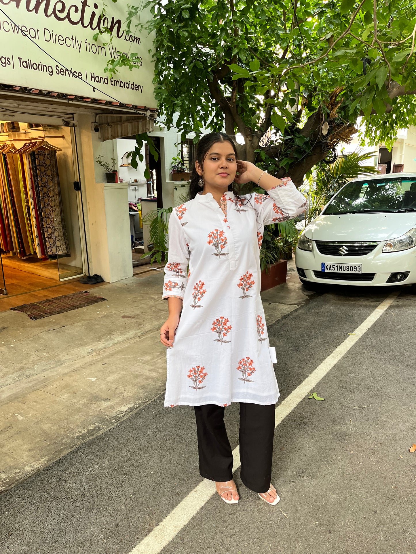 PURE COTTON PRINTED KURTA