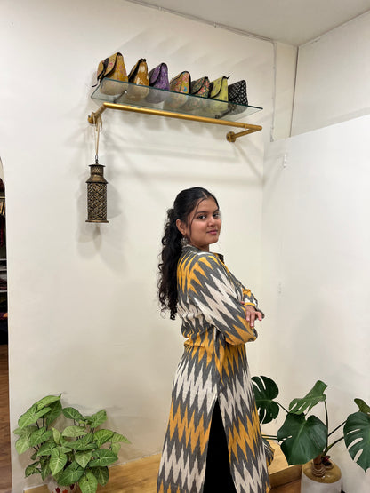 PURE IKKAT COTTON KURTA